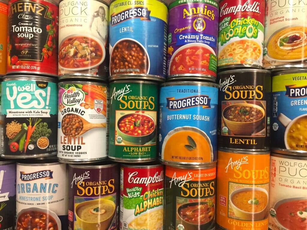 High Blood Pressure Food to Avoid: Canned soups