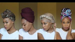 Headwraps (protective hairstyles for natural hair growth)