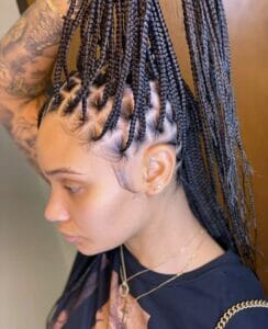 Knotless Braids (protective hairstyles for natural hair growth)