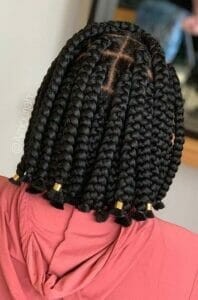 Short Braids - protective hairstyles for natural hair growth